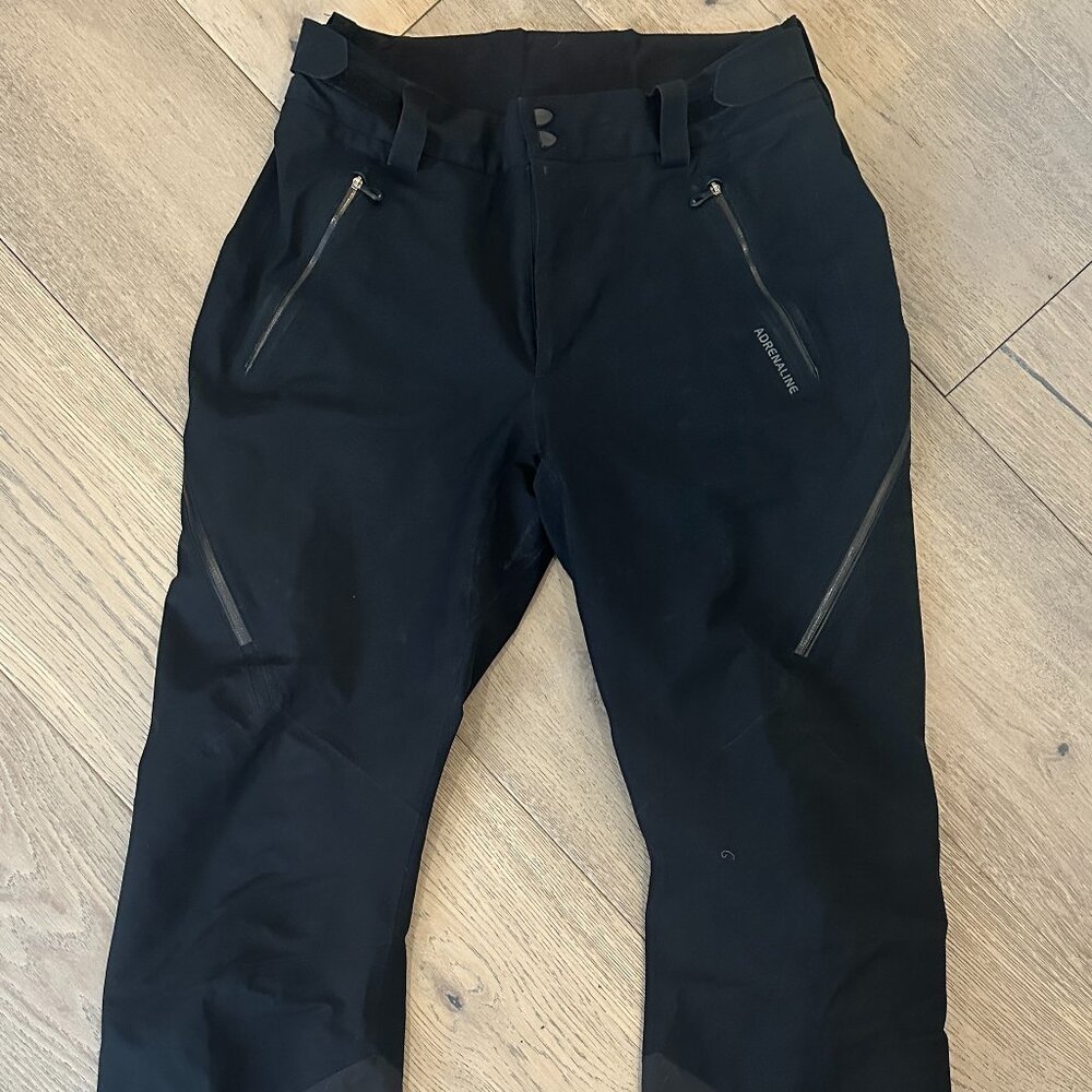 Mens KJUS Formula Thinsulate Insulation Dermizax-EV Black Ski Pants Size XL